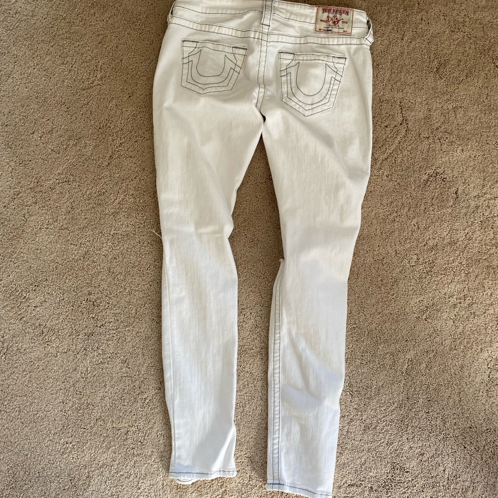 True Religion White Jeans - Picture 2 of 8